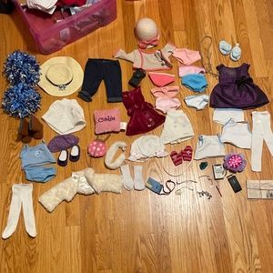 American Girl Doll Mix of Clothing and Accessories